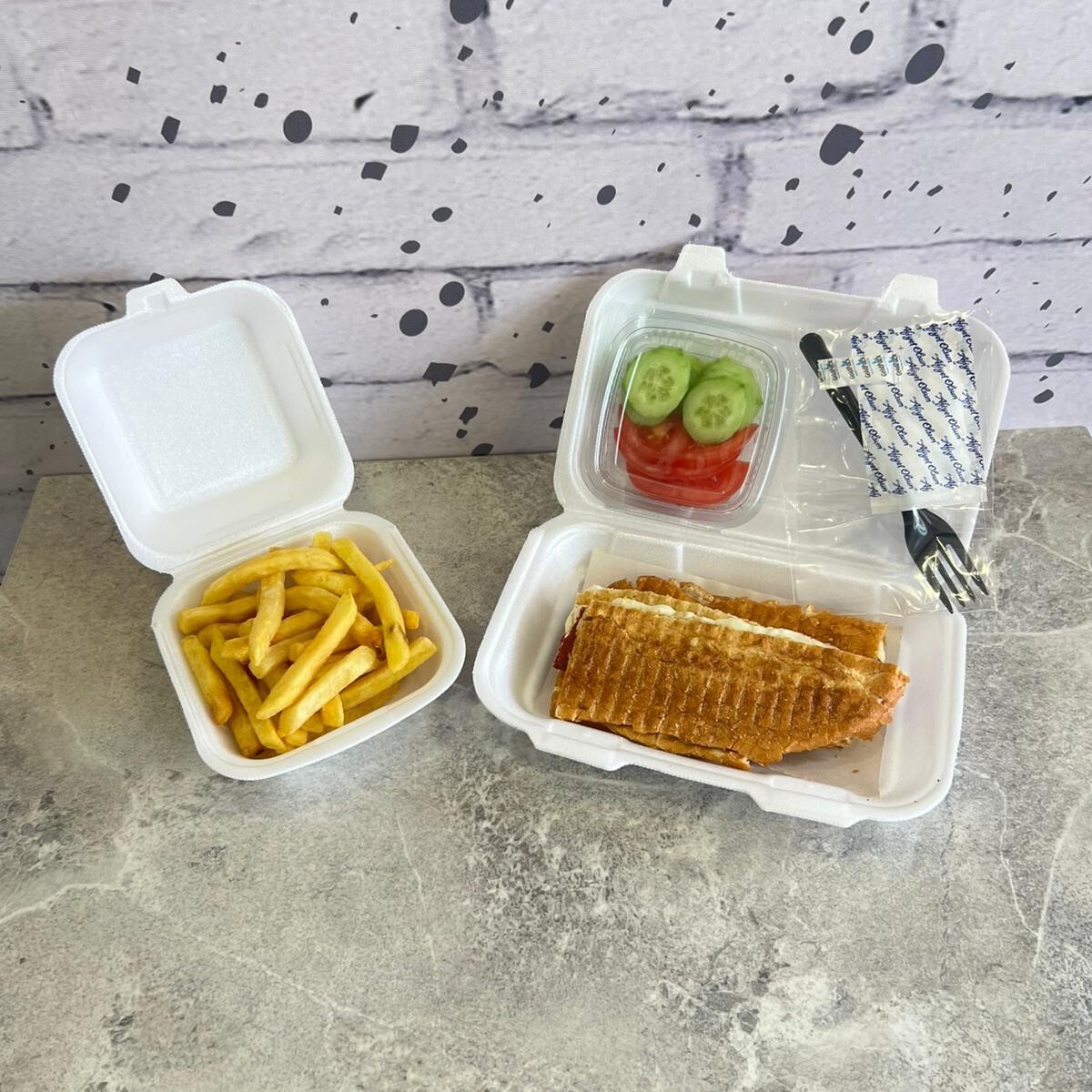 Seçeceği Tüm Tost + Kızartma Tabağı
