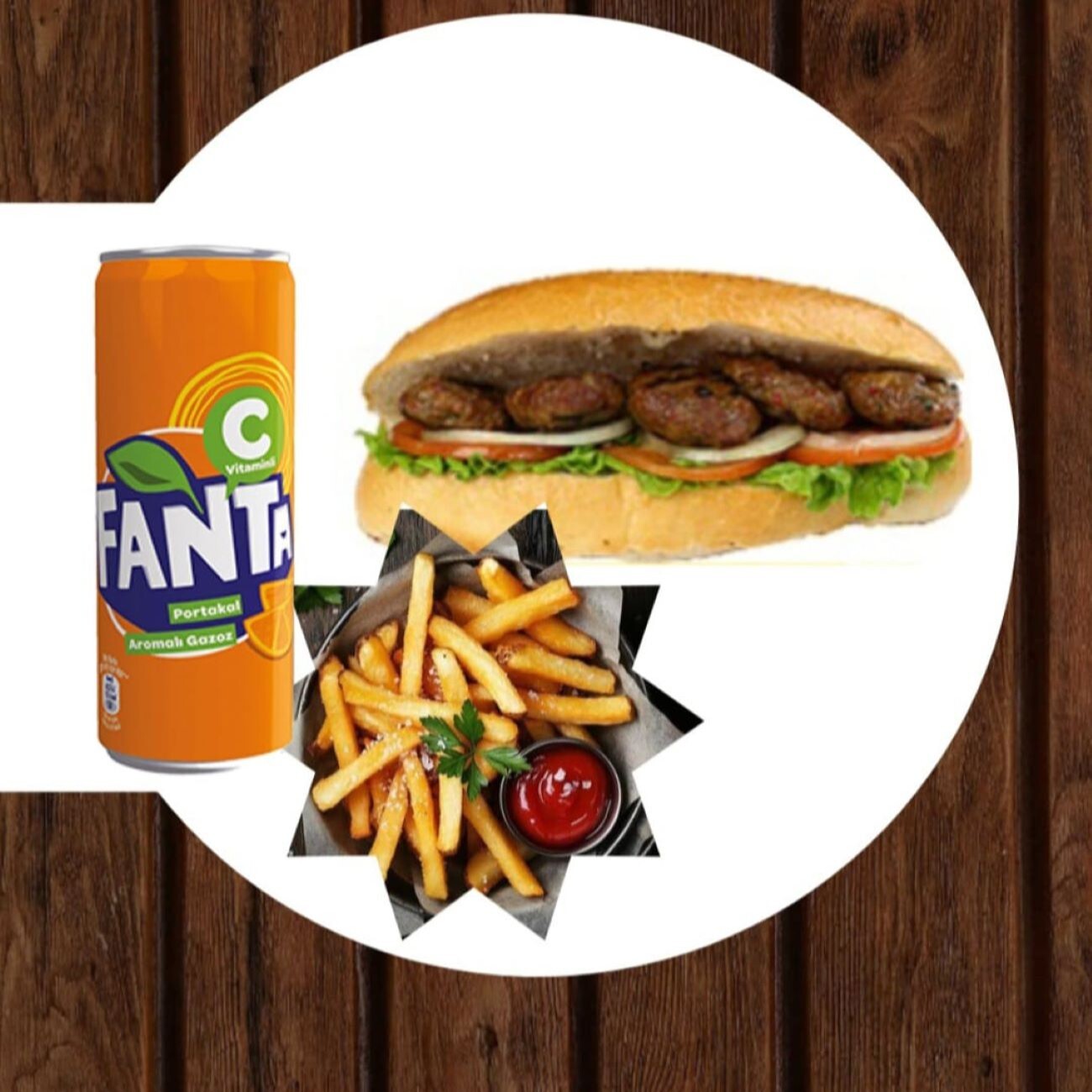Köfte Ekmek Menü Fantalı