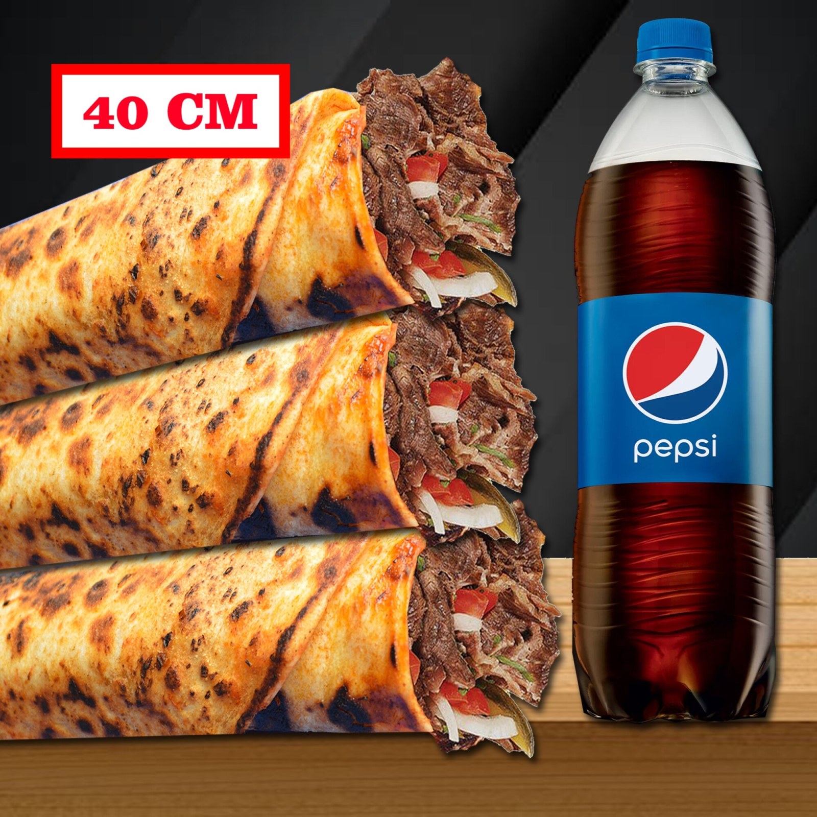 3'Lü Zurna Et Döner Dürüm Menü