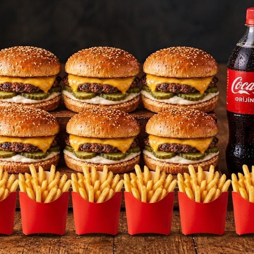 6'lı Burger Menü
