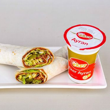 Duble Çiğköfte Dürüm menü (175 Gr.)