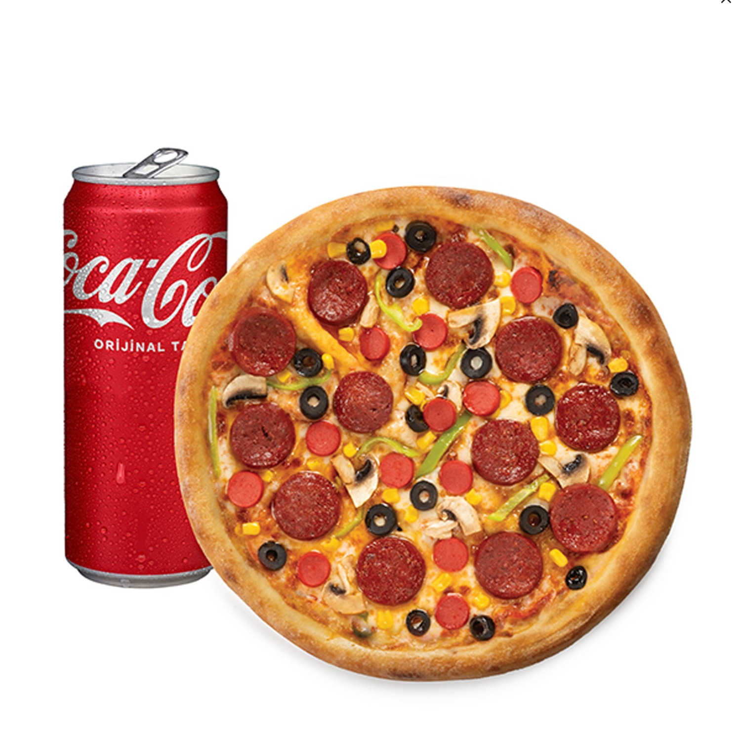 Büyük Boy Karışık Pizza Menü