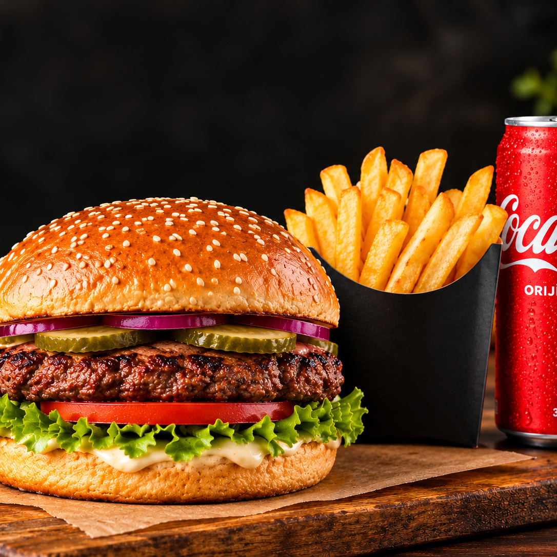 Klasik Burger Menü