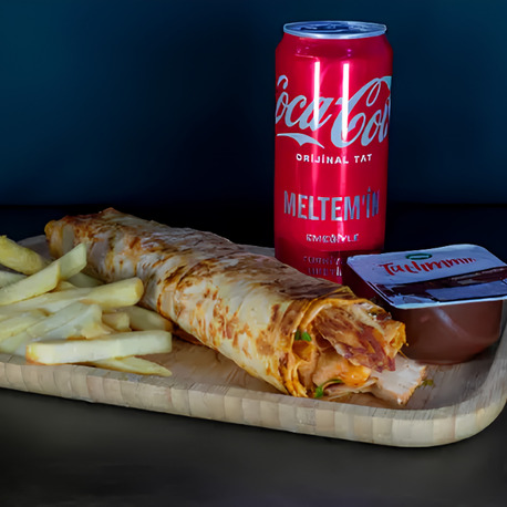Haylaz Dürüm & Patates & Tatlı Menü 1