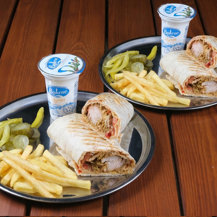 Soslu Tavuk Dürüm Menü