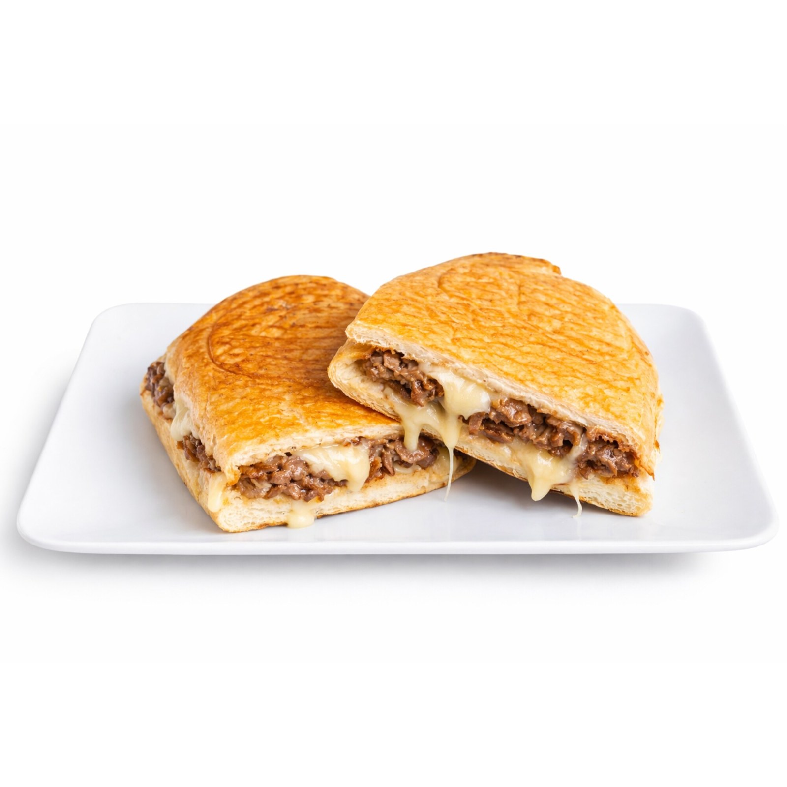 Kavurmalı Kaşarlı Yarım Tost