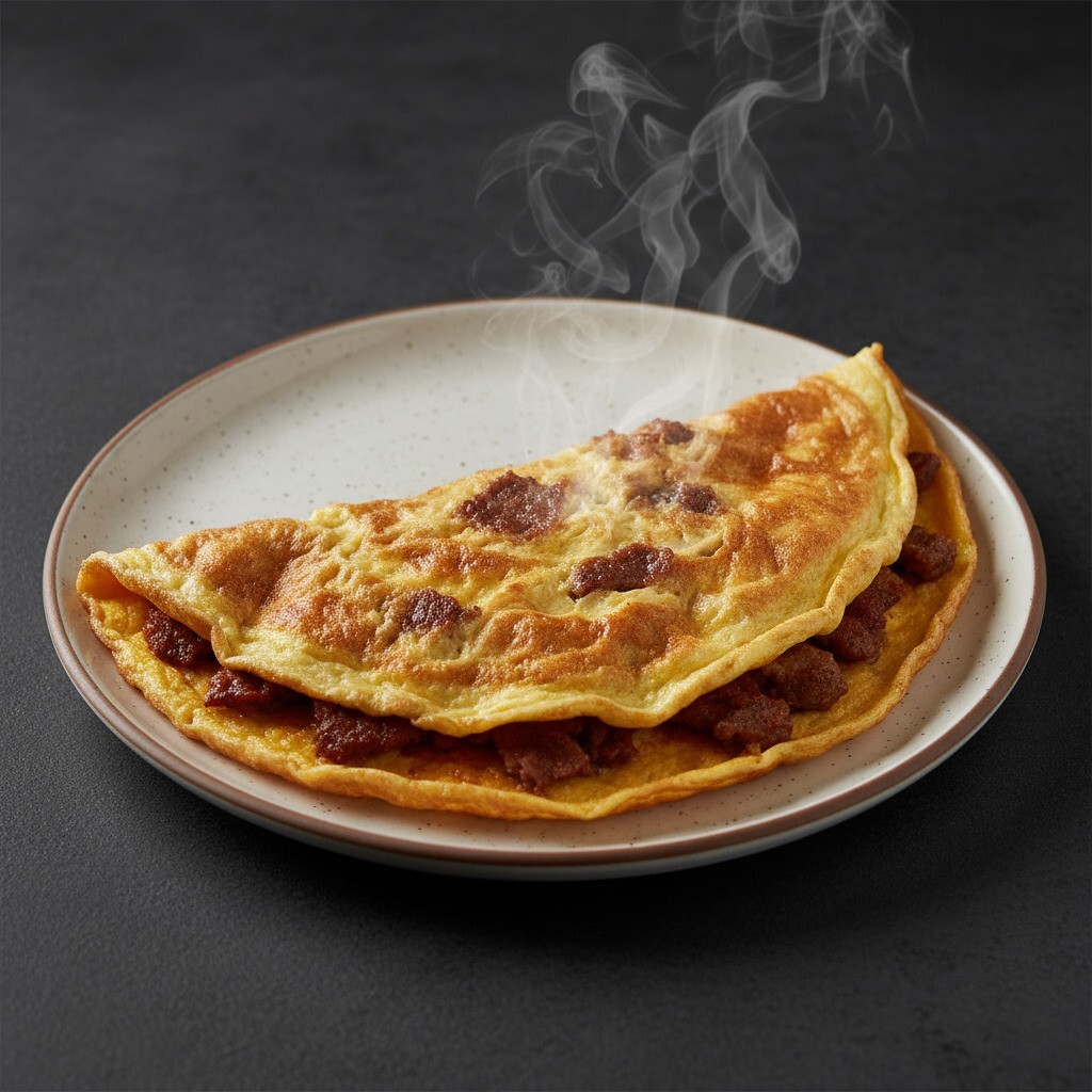 Kavurmalı Omlet