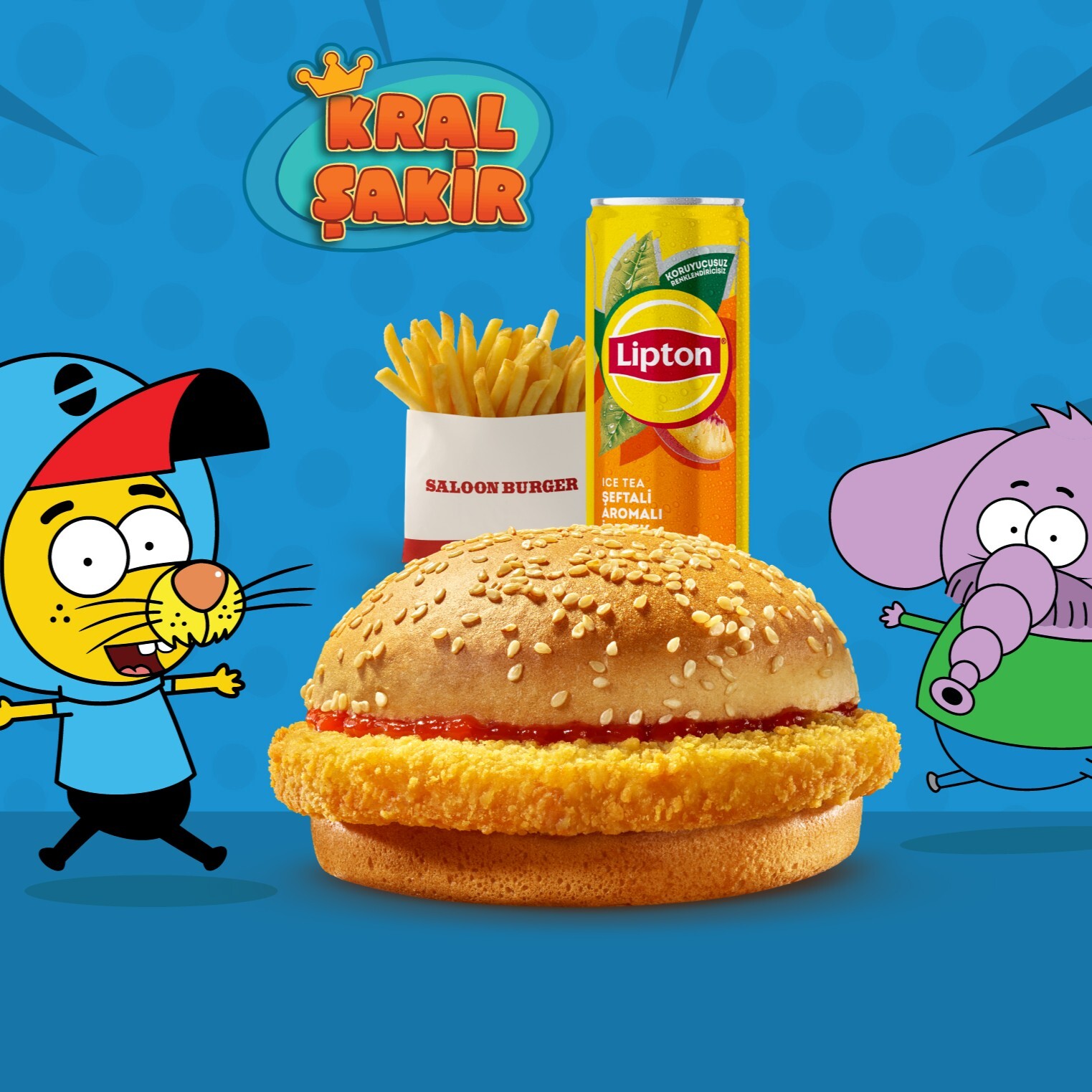 Çocuk Tavuk Burger Menü