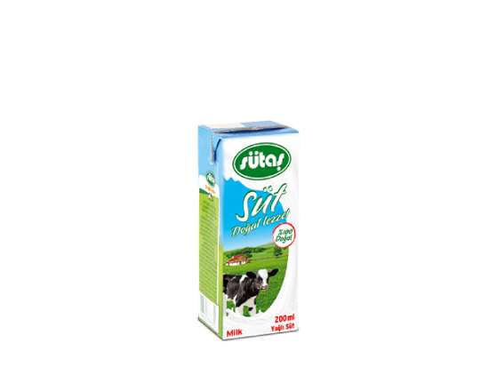 Sütaş Sade Süt (20 cl.)