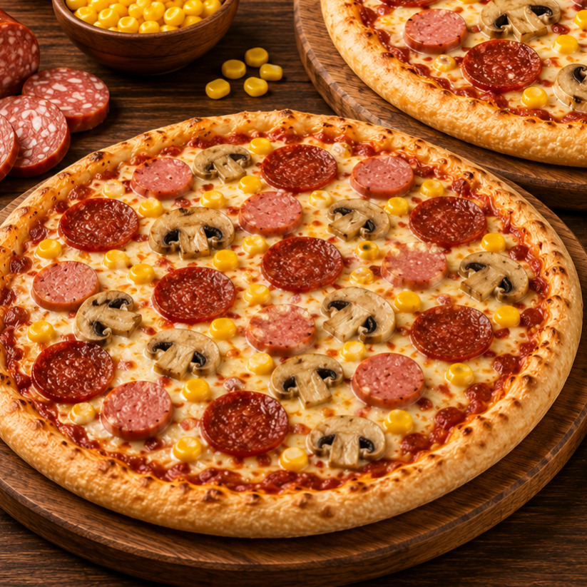 Nefis Dörtlü Pizza (Büyük Boy)