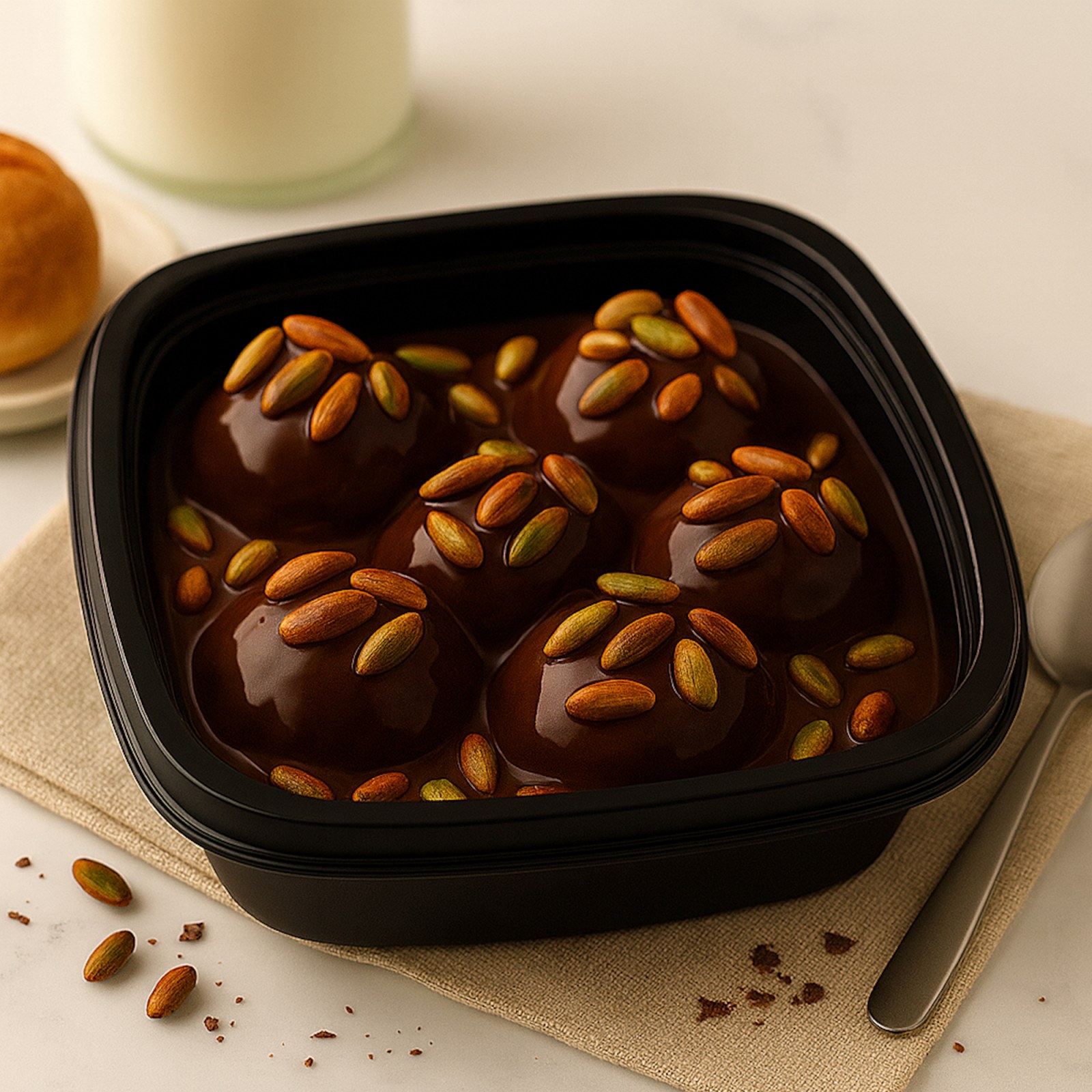 Antep Fıstıklı Profiterol (6 Top)