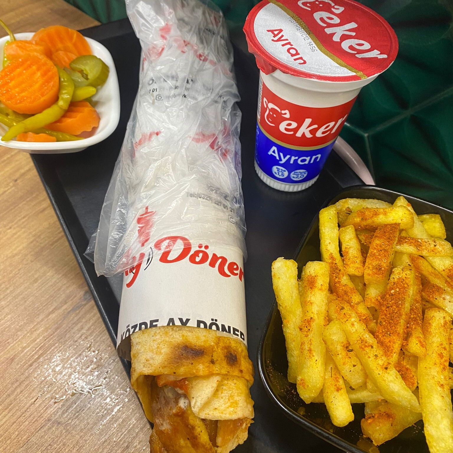 Tavuk Döner Menü ( Lavaş Ekmek )