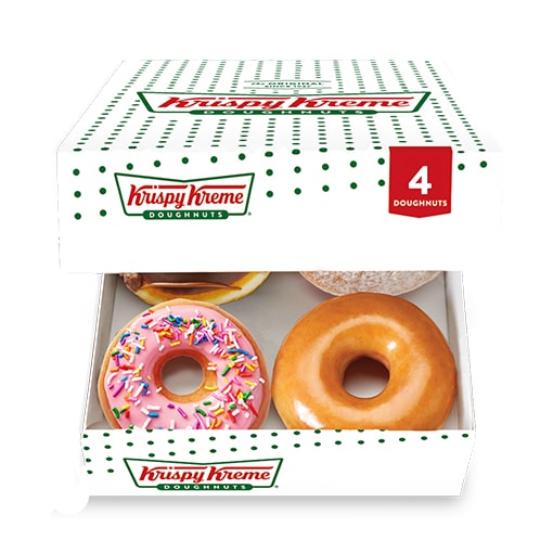 Karışık Kutu Doughnut (4 Adet)