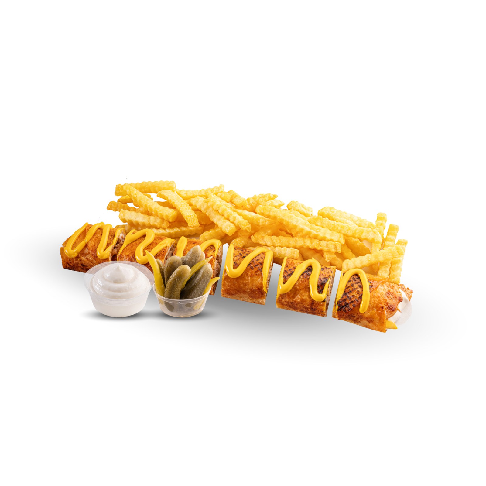 Cheddarlı Tavuk Döner Dürüm (Dilimlenmiş)