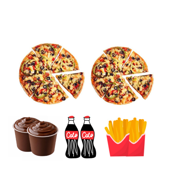 Tatlı Pizza Menü (Orta Boy)