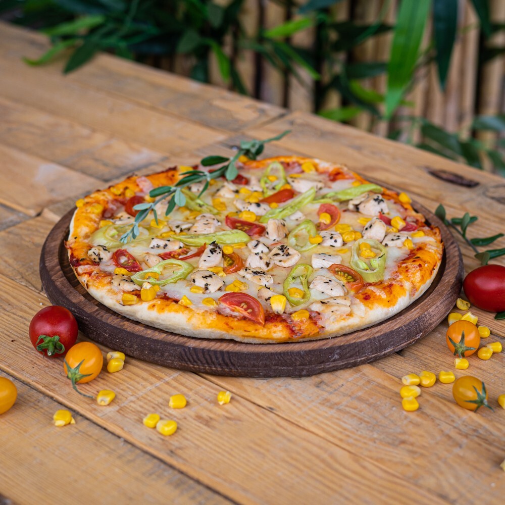 Tavuklu Pizza (Büyük)