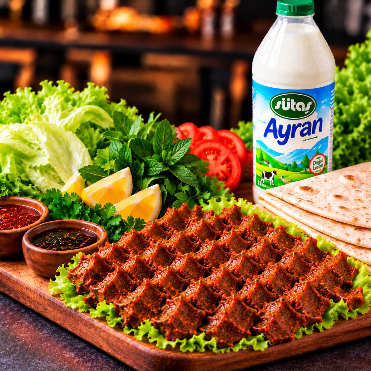 500 Gr. Porsiyon + 1 Lt. Sütaş Ayran