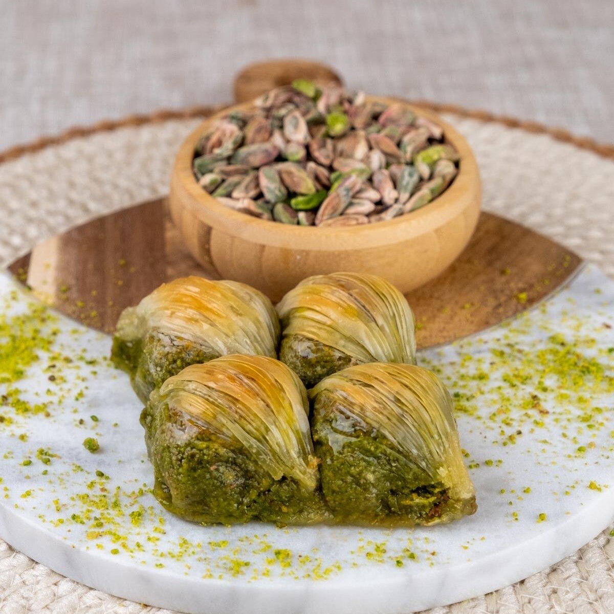 Fıstıklı Midye Baklava (250 gr)