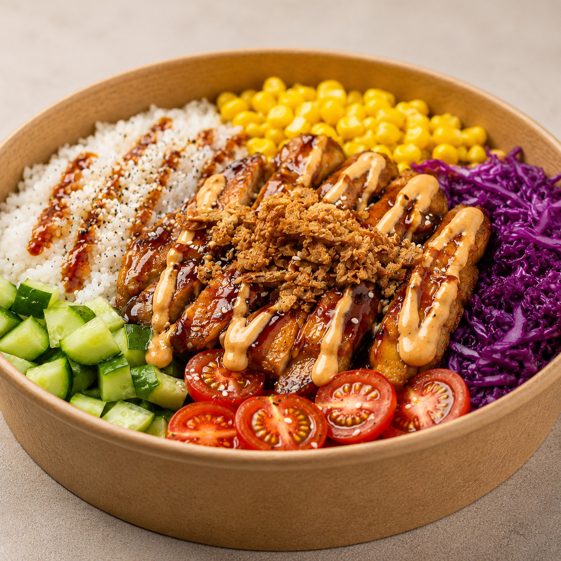 Susamlı Tavuk Bowl