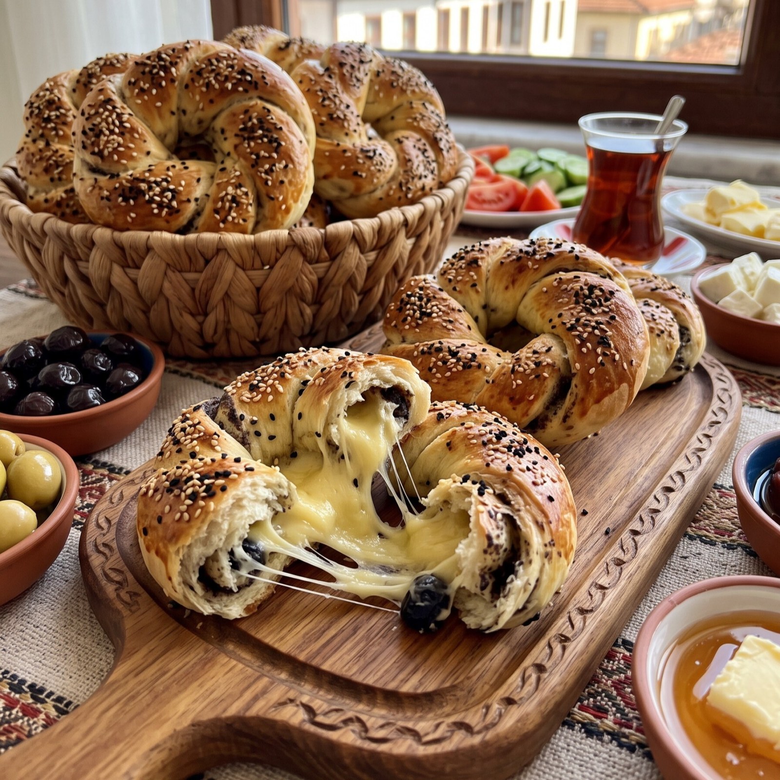 Zeytin Kaşarlı Açma