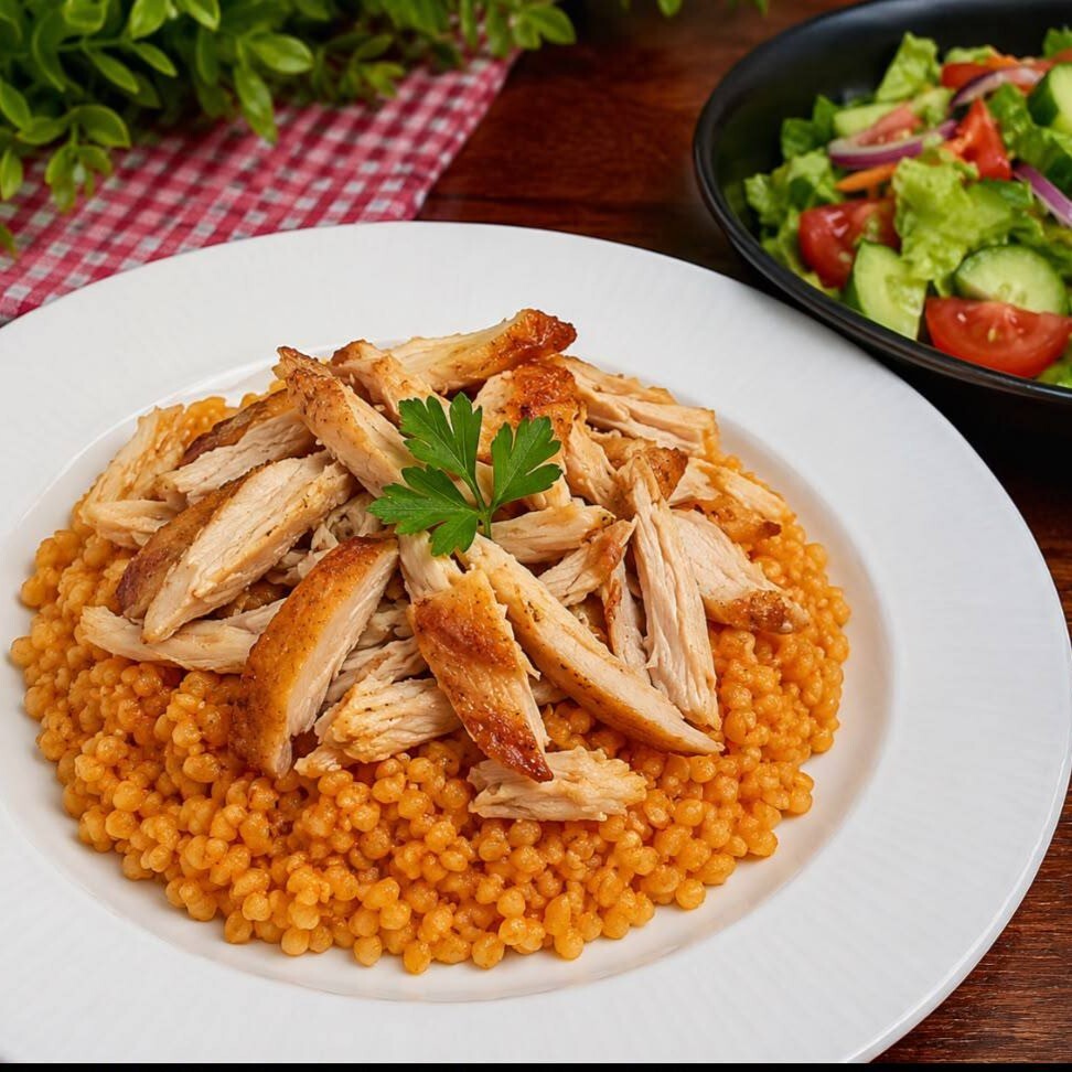 Bulgur Pilavı Üstü Tavuk Menü