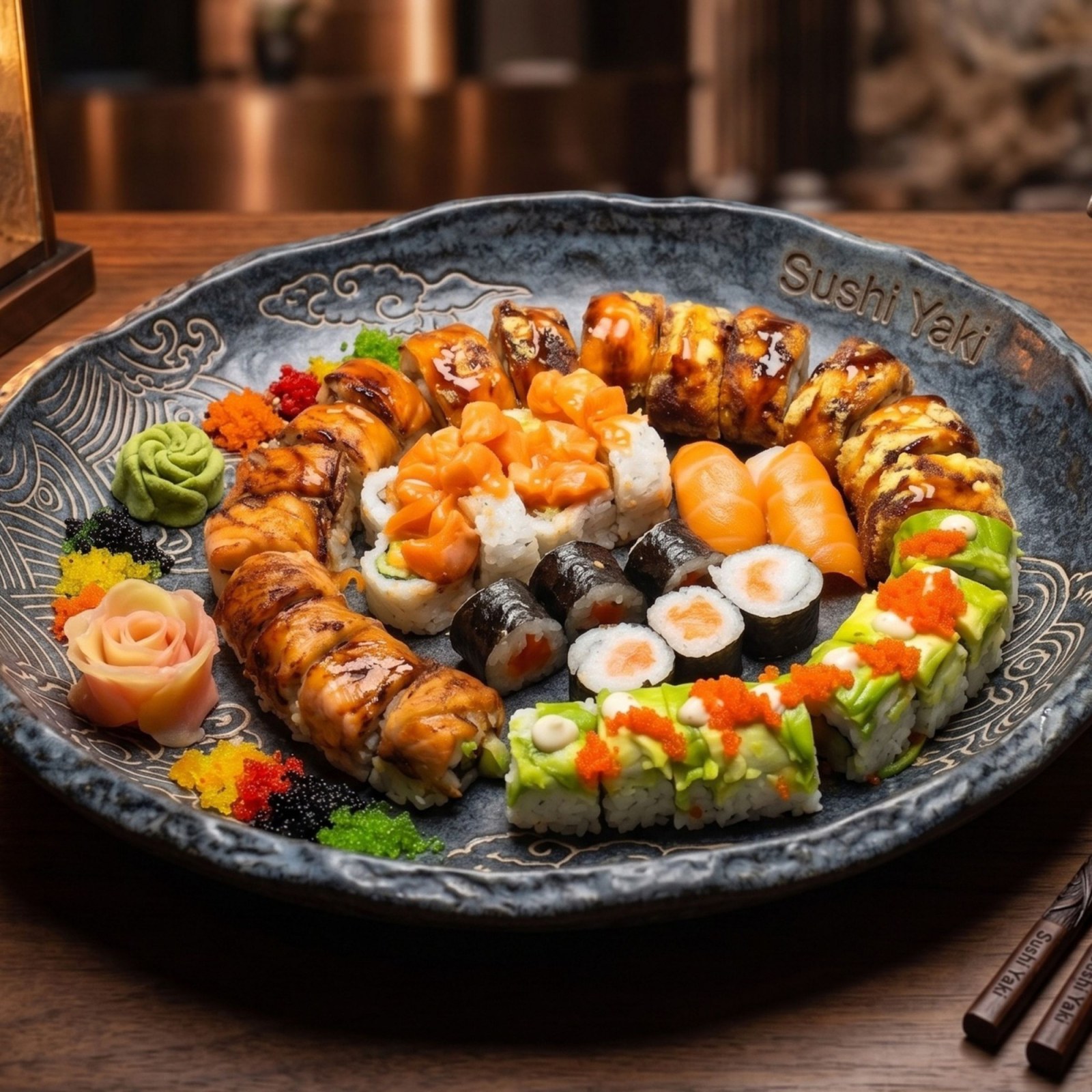 224- Sushi Yaki Somon Set (46 Pcs.)