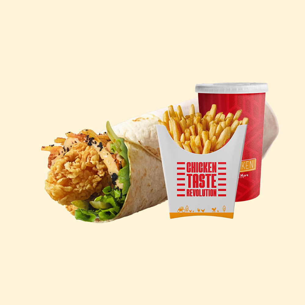 Tornado Wrap Menü