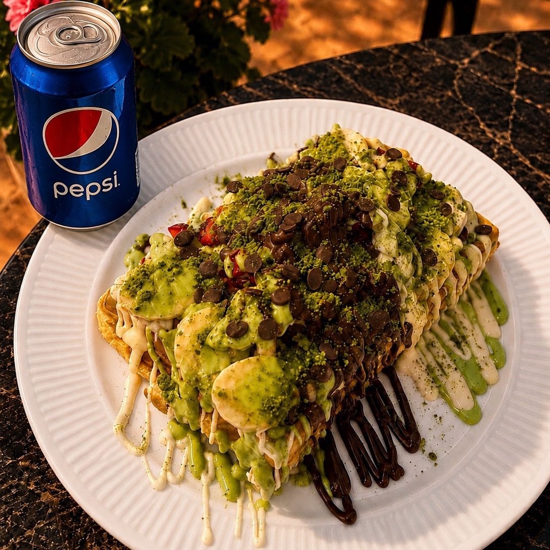Dilediğin Anneeli Waffle + Dilediğin içecek
