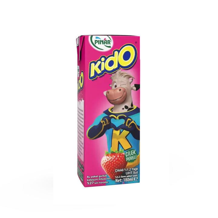 Pınar Kido Süt Çilekli (180 mL)