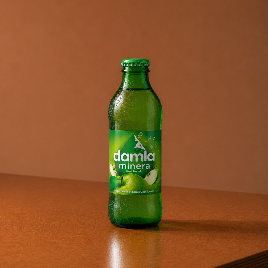 Damla Elmalı Soda 200 ml