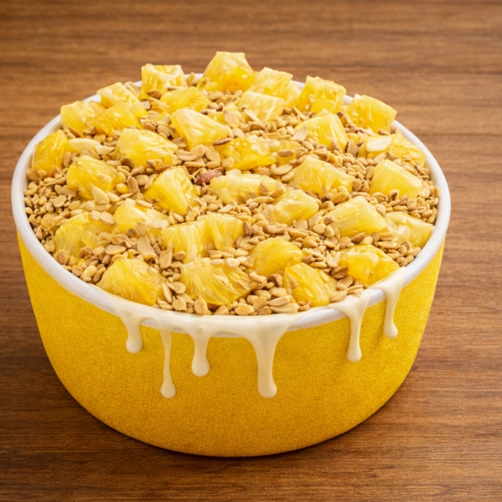 Ananas Badem Waffle