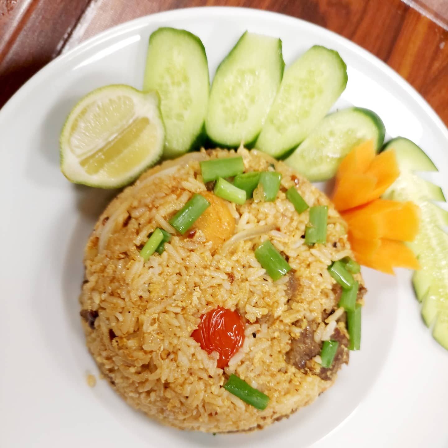 Thai Usulü Kızarmış Pilav (Et) - Thai Fried Rice (Beef)