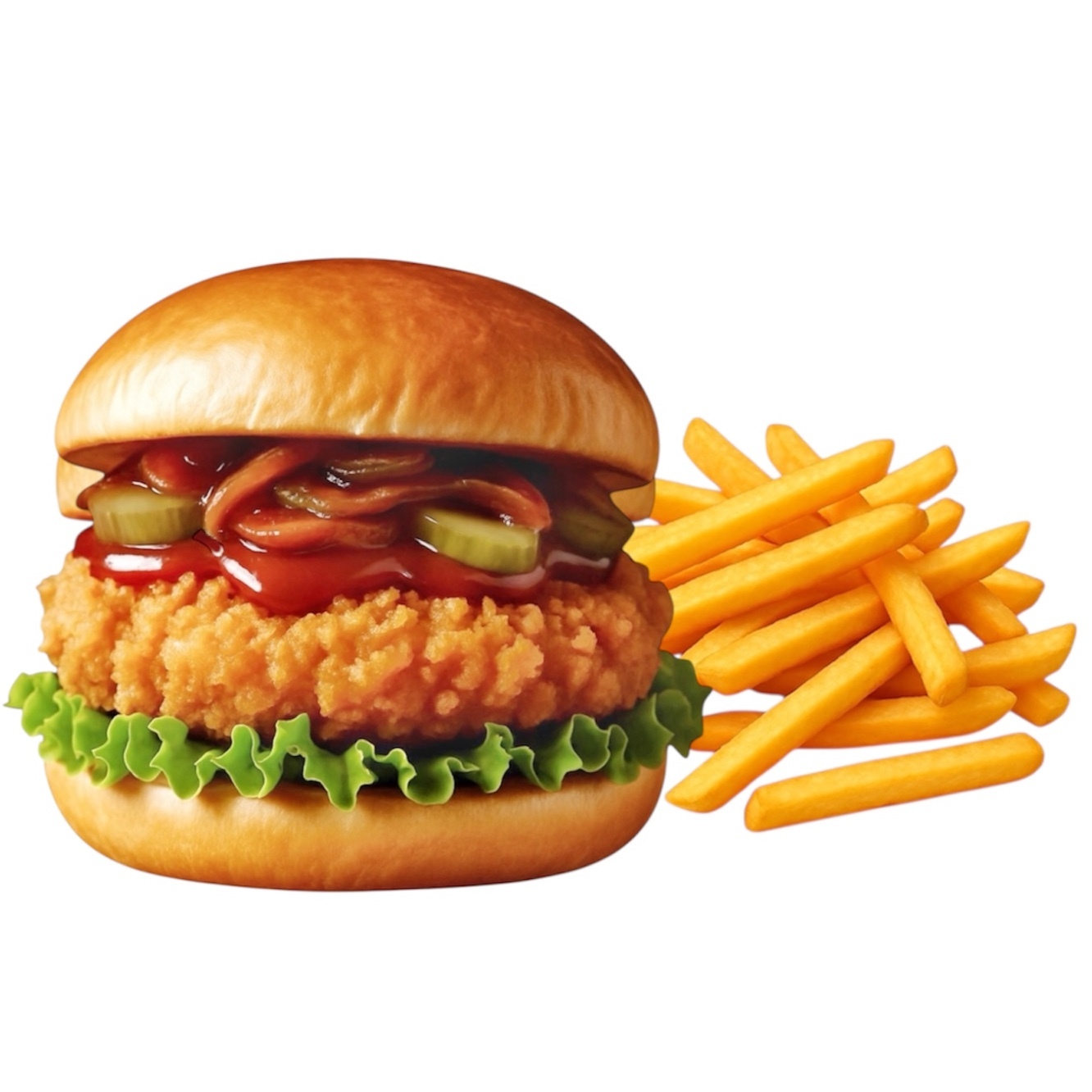 Double Chicken Burger (XL 200 gr.)