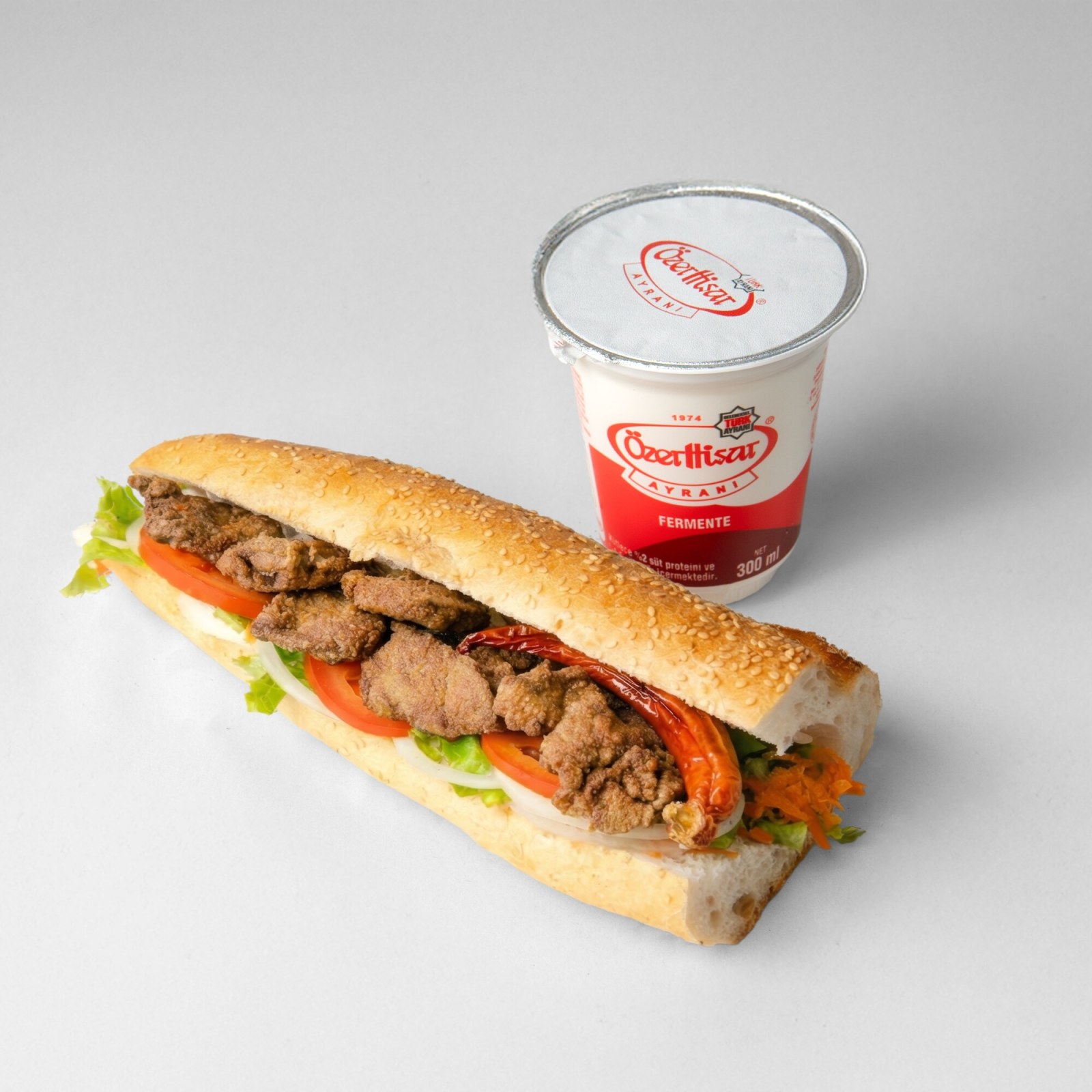Yaprak Ciğer Ekmek Arası Menü