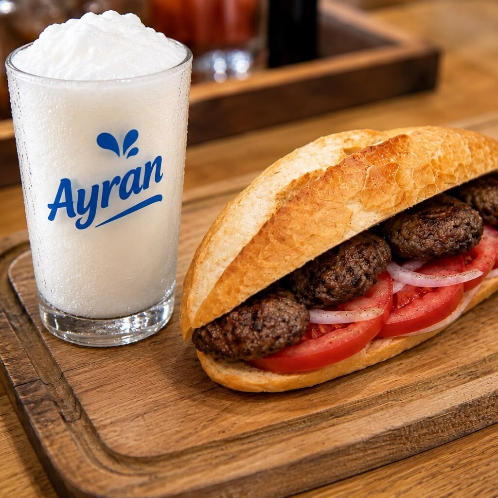 Ekmek Aras Köfte Ayranlı Menü