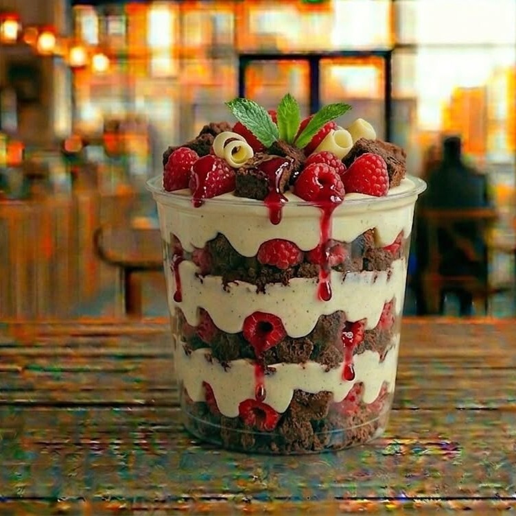 🍰 Brownie Frambuaz Magnolia Cup (300 cc)