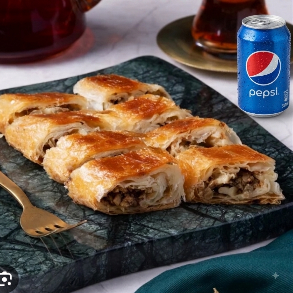 Patatesli Börek + İçecek
