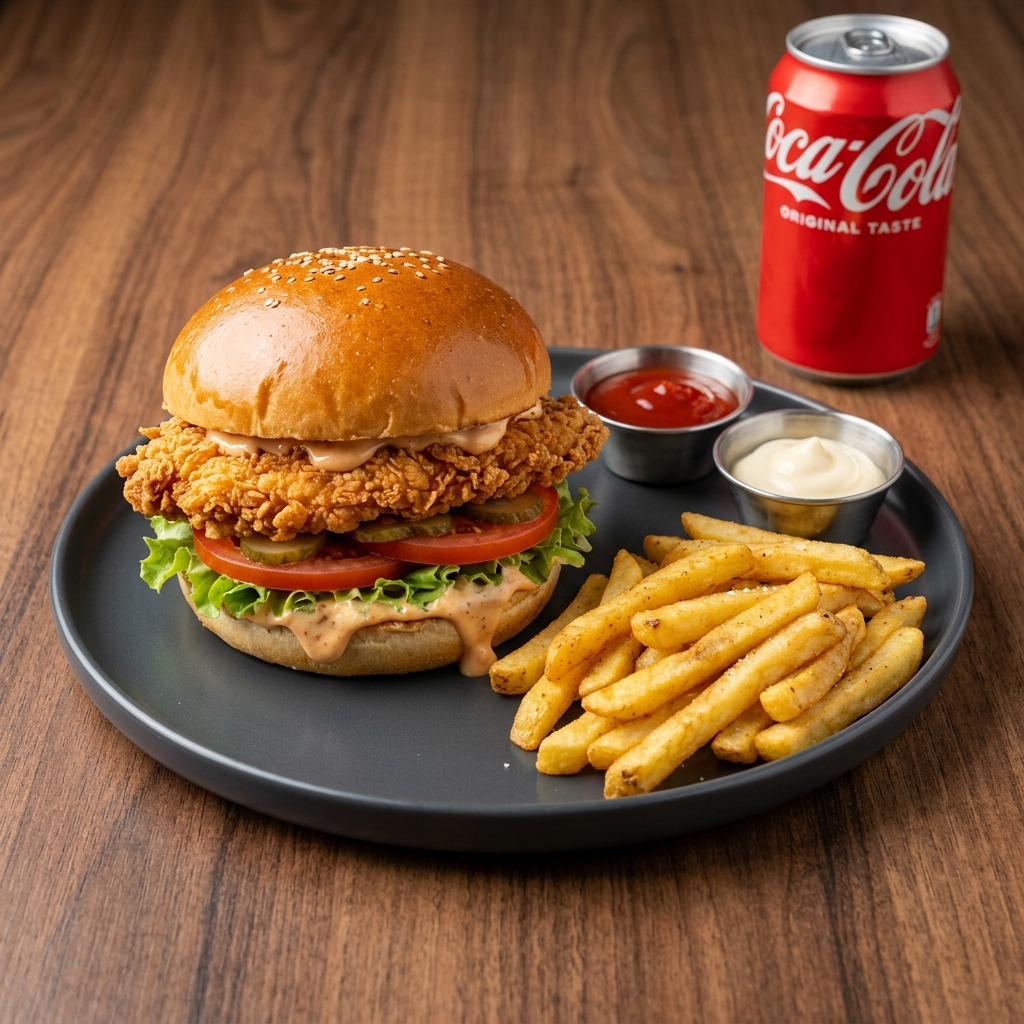 Big Chicken Burger Menü