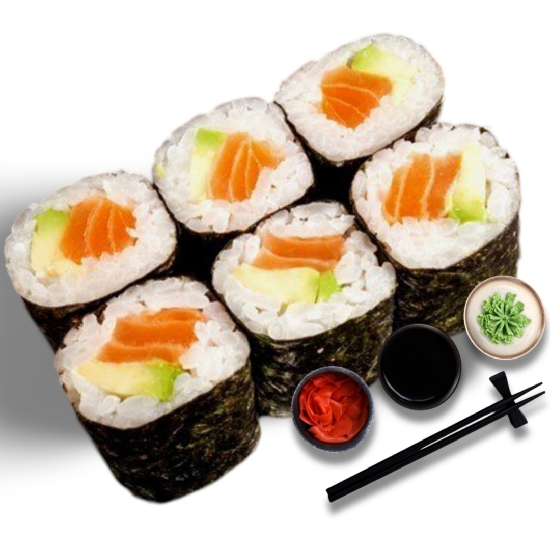 189- Avokado Sake Maki Roll (6 Pcs.)