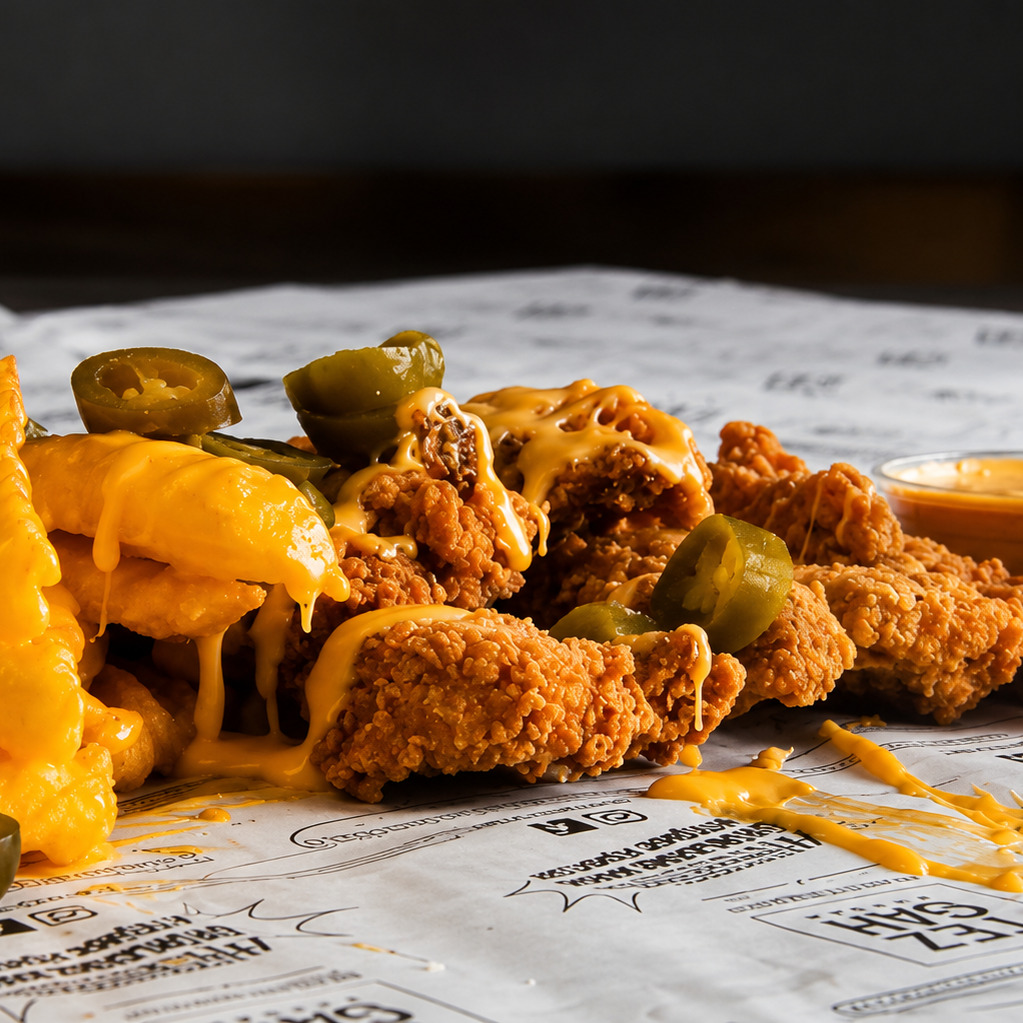 Cheddar & Jalapeno Biberli Çıtır Tavuk