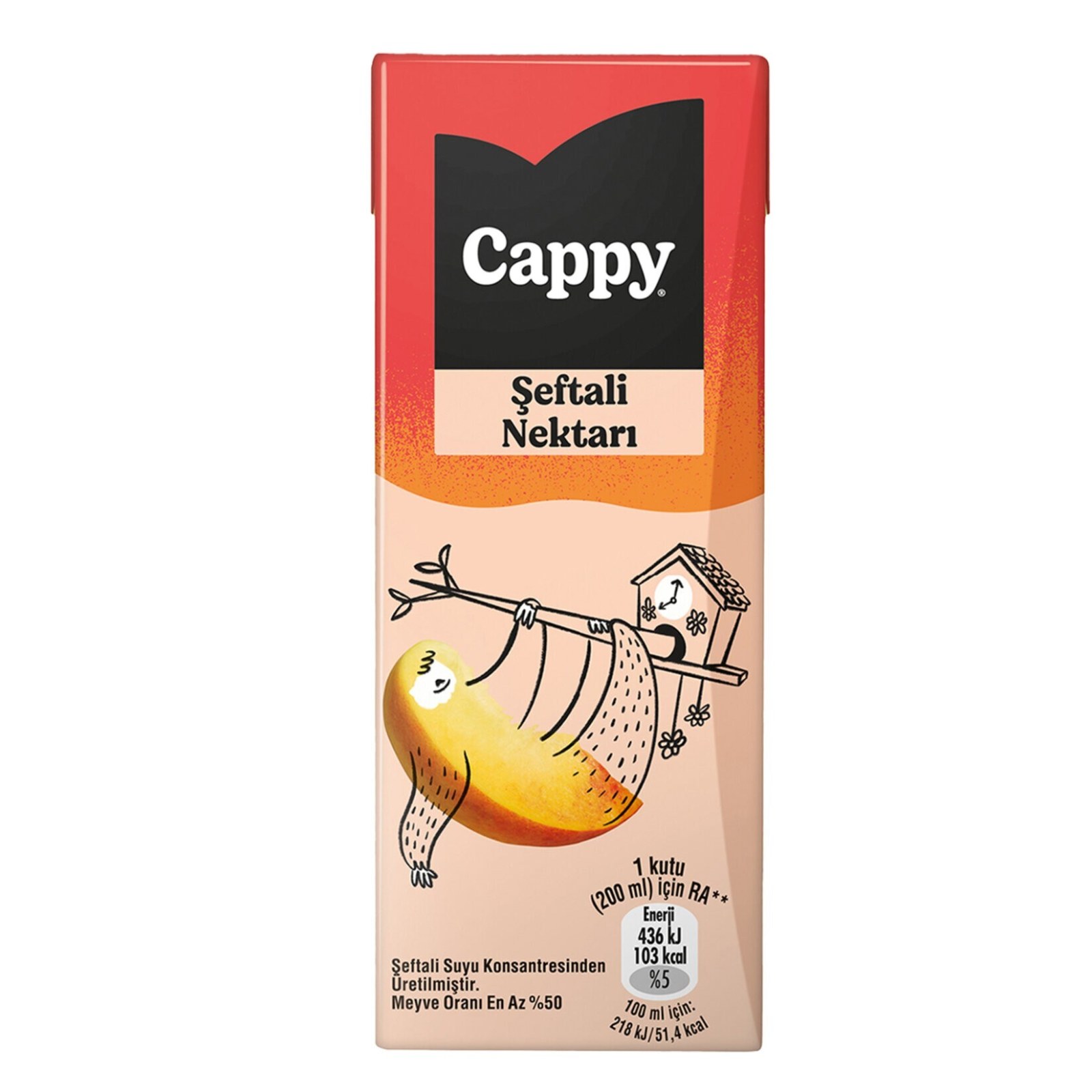 Cappy 200 Kutu Şeftali