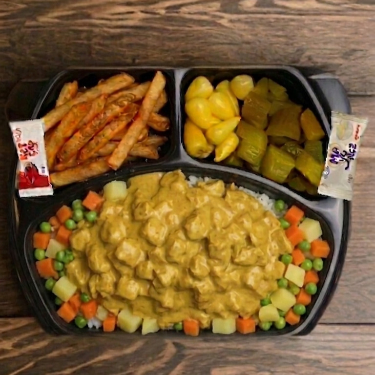 Körili Tavuklu Garnitürlü Pilav (350 gr)