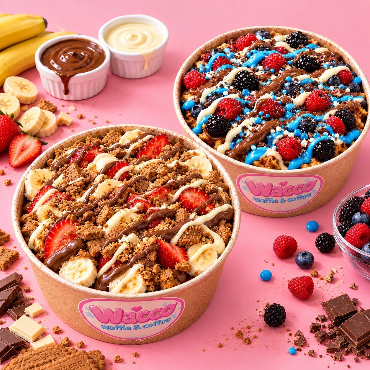 Berry Bubblegum & Cicibebe Hesaplı 2'li Waffle