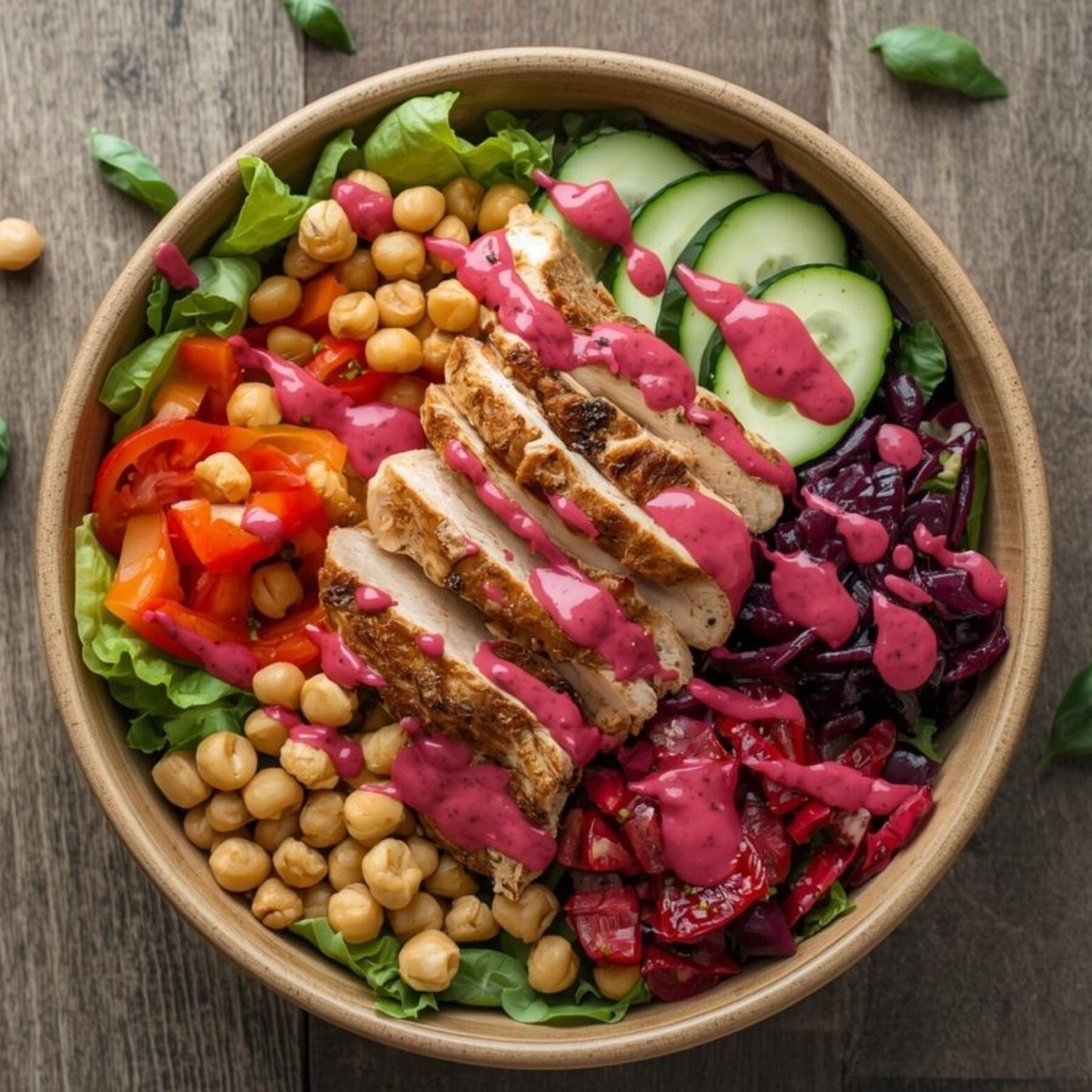 Pembe Protein Salata