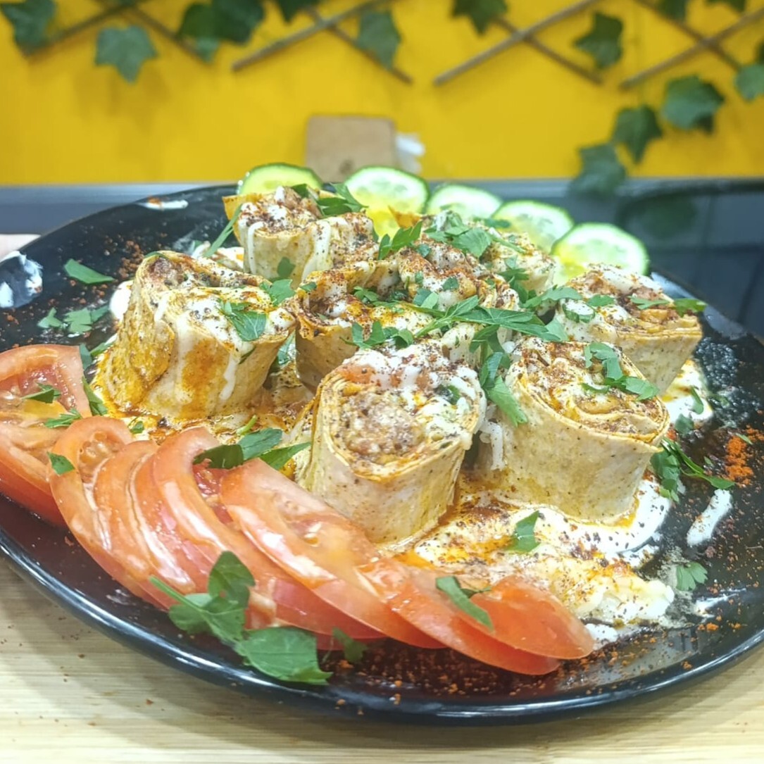 Kaşarlı yoğurtlu Tavuk Tantuni