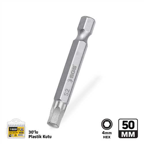 ALLEN UÇLU BİTS S2 4mm*50mm Sand-Pro Series