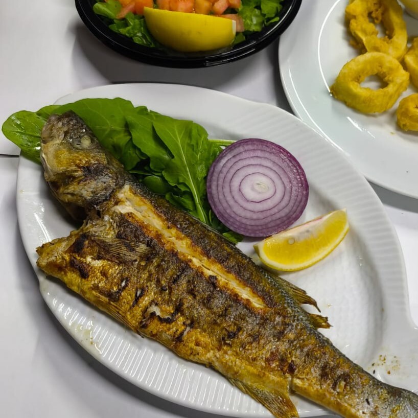 Karidesli Balık Menü