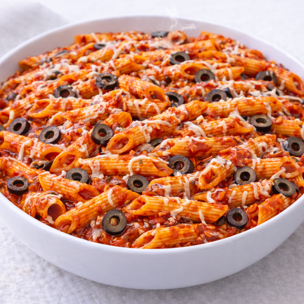 Acılı Mısırlı Penne Arabiata