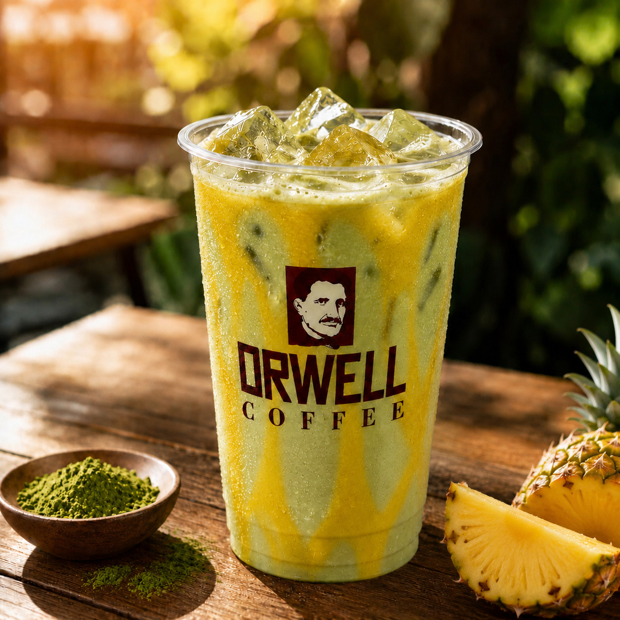 Matcha Latte (Pineapple)