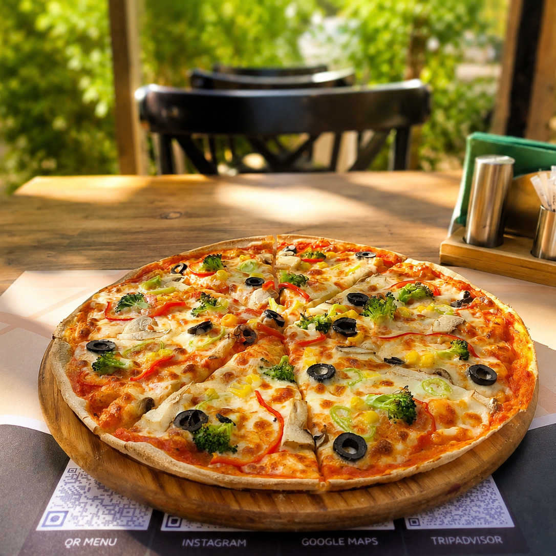 Vejetaryen Pizza